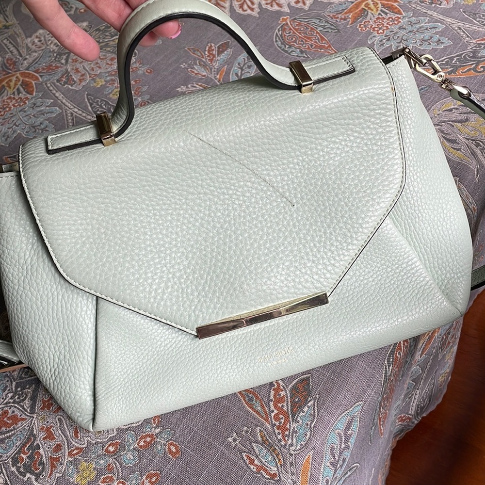 kate spade clutch/shoulder bag, mint green